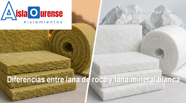 diferencias entre lana de roca y lana mineral blanca