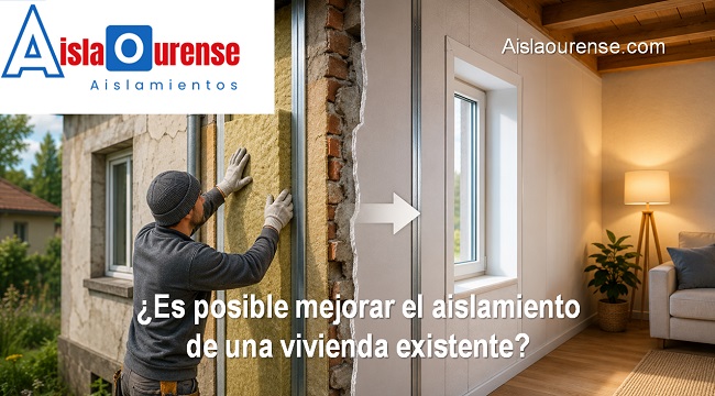 Es posible mejorar el aislamiento de una vivienda existente